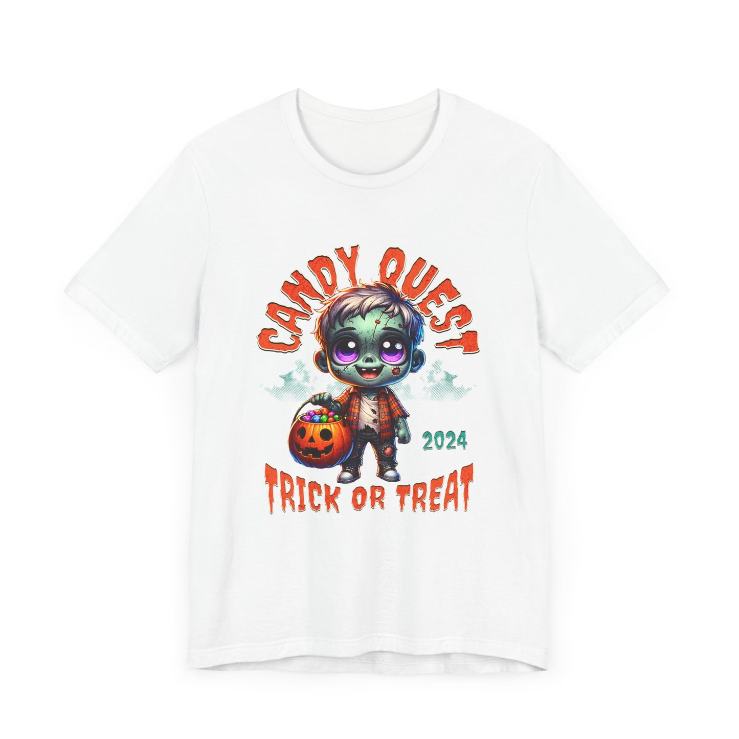 Spooky Kid Halloween Trick or Treat T-Shirt Fun and Scary Halloween Shirt