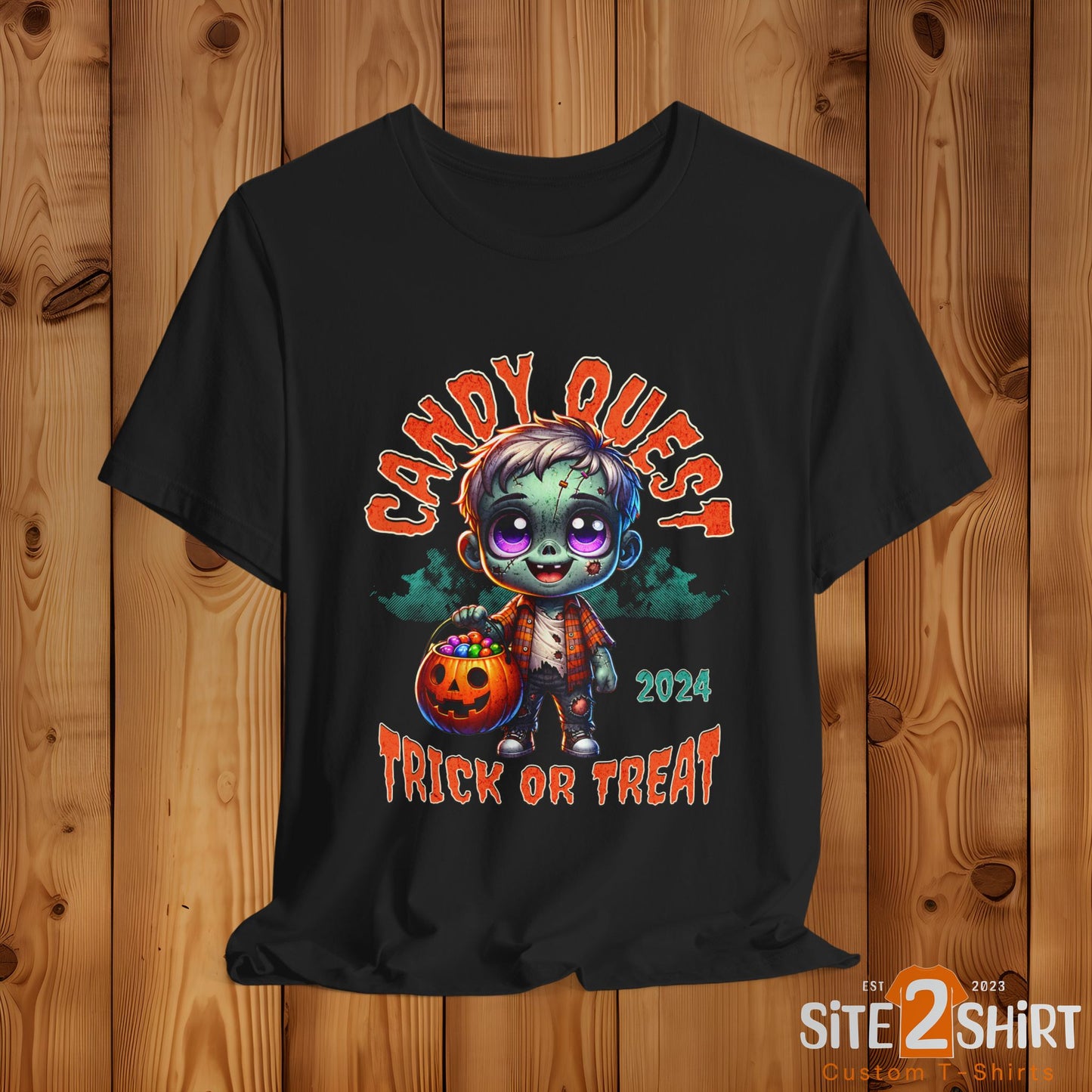 Spooky Kid Halloween Trick or Treat T-Shirt Fun and Scary Halloween Shirt