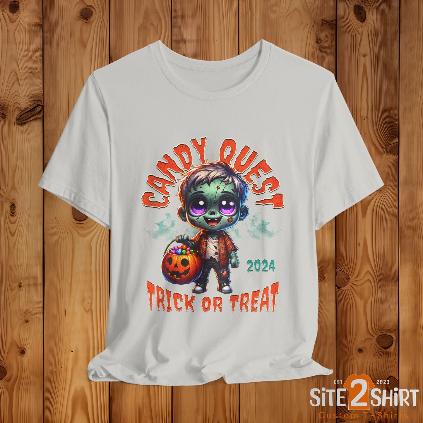 Spooky Kid Halloween Trick or Treat T-Shirt Fun and Scary Halloween Shirt