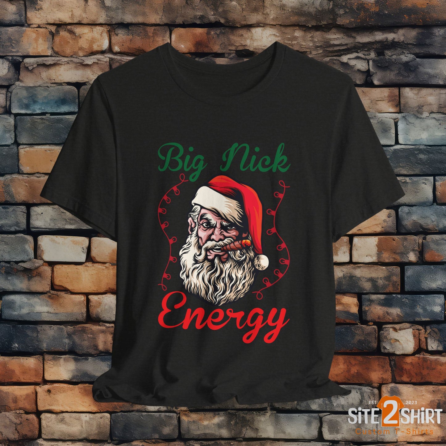 Big Nick Energy Retro Christmas T Shirt, Christmas Tee, Holiday Christmas for Shirt Men, Vintage Xmas Gift, Ugly Christmas Shirt