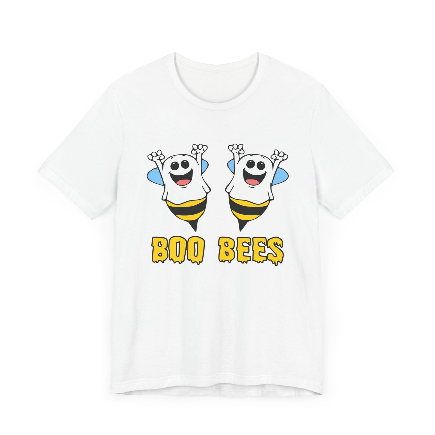 Boo Bees Ghostly Halloween T Shirt, Trick or Treat, Halloween Party Shirt. Spooky Season Apparel