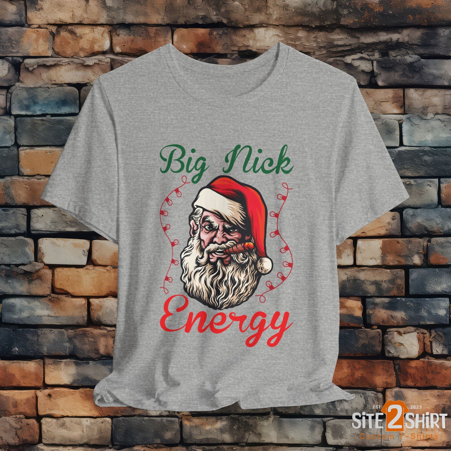 Big Nick Energy Retro Christmas T Shirt, Christmas Tee, Holiday Christmas for Shirt Men, Vintage Xmas Gift, Ugly Christmas Shirt