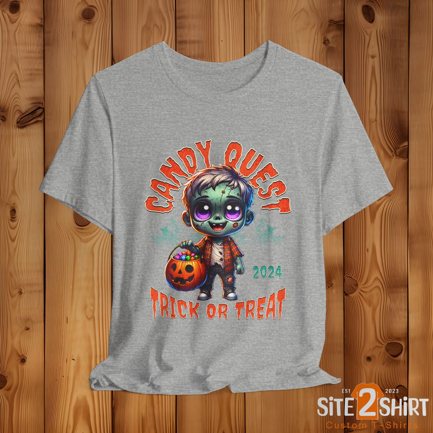 Spooky Kid Halloween Trick or Treat T-Shirt Fun and Scary Halloween Shirt