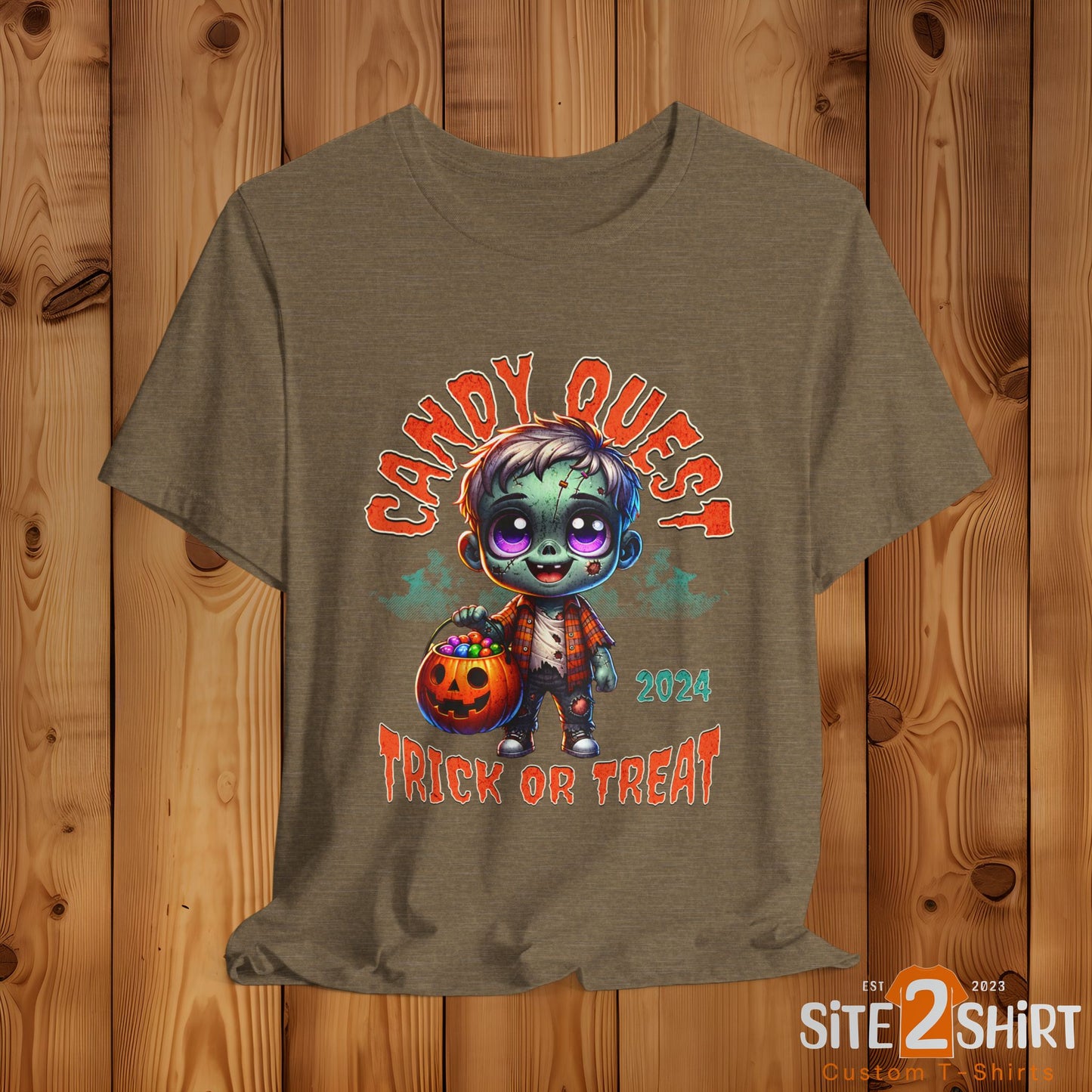 Spooky Kid Halloween Trick or Treat T-Shirt Fun and Scary Halloween Shirt