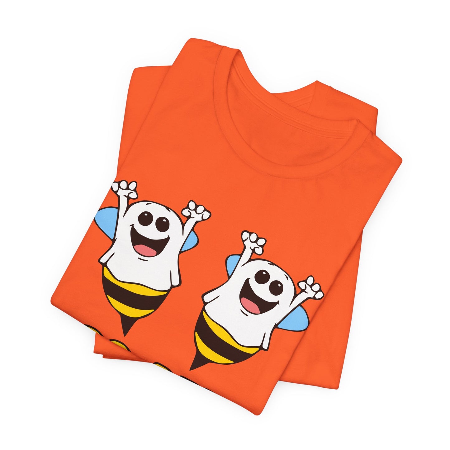 Boo Bees Ghostly Halloween T Shirt, Trick or Treat, Halloween Party Shirt. Spooky Season Apparel