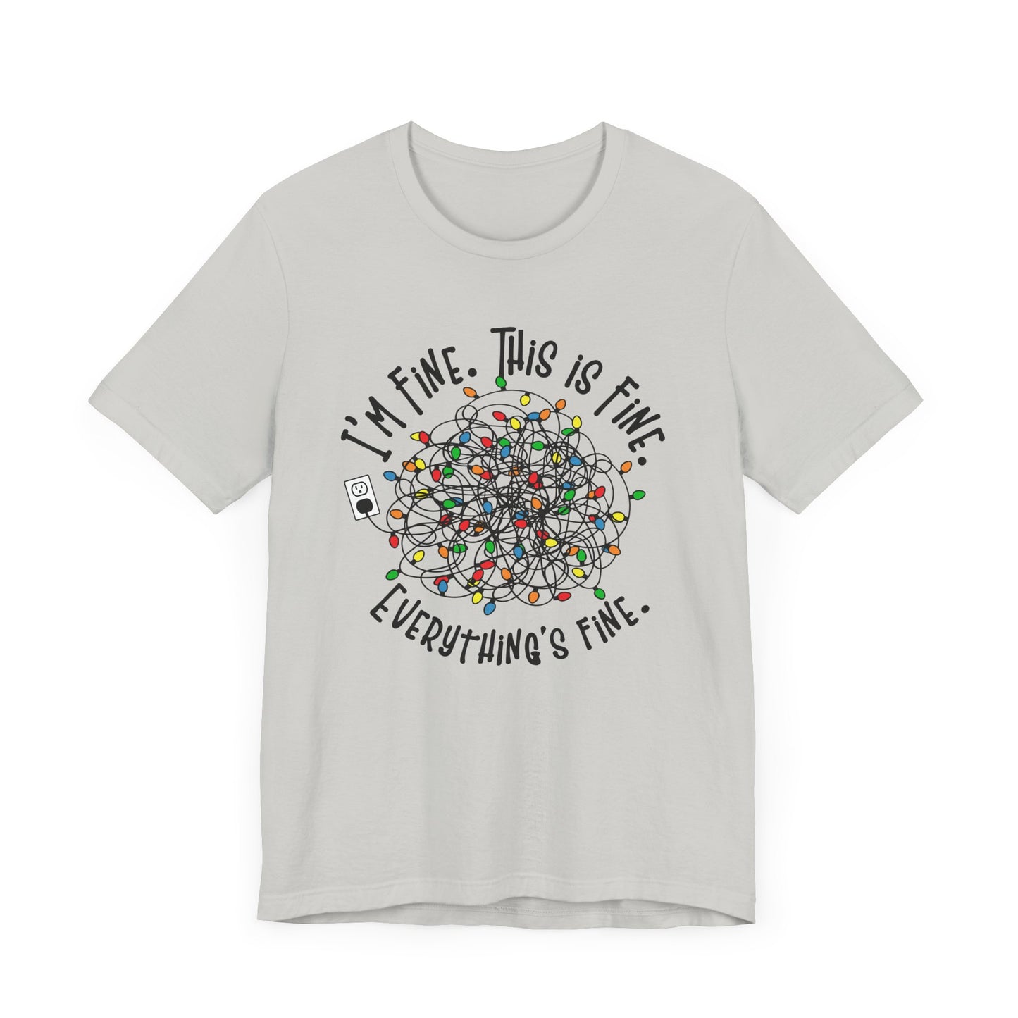 Christmas Tangled Lights Tee Shirt