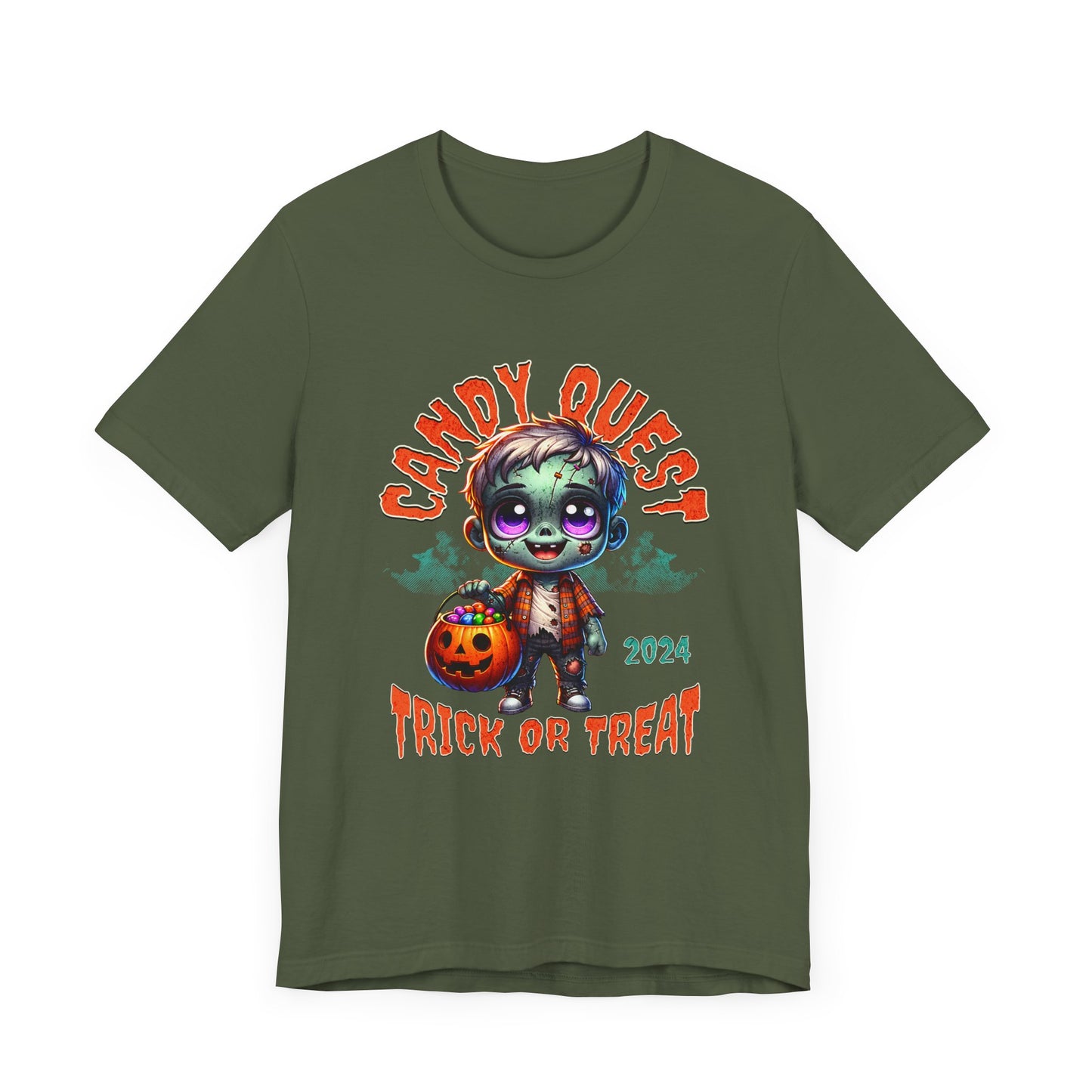 Spooky Kid Halloween Trick or Treat T-Shirt Fun and Scary Halloween Shirt