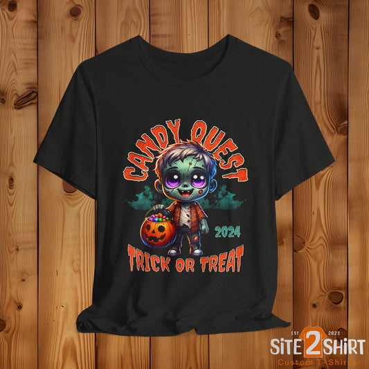 Spooky Kid Halloween Trick or Treat T-Shirt Fun and Scary Halloween Shirt